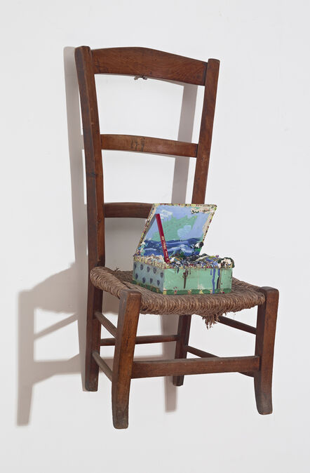 Squeak Carnwath, ‘Chair with Box’, 2017