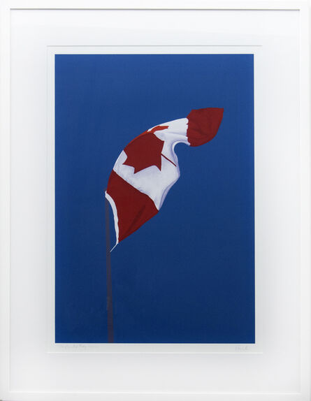Charles Pachter, ‘The Painted Flag 42/150’, 1987