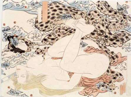 Masami Teraoka, ‘Study for Sarah and Dream Octopus’, 1998