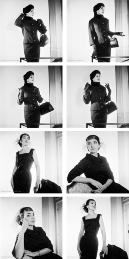 Horst P. Horst, ‘Maria Callas, Portfolio of eight  archival pigment prints matted in embossed a box’, 1952