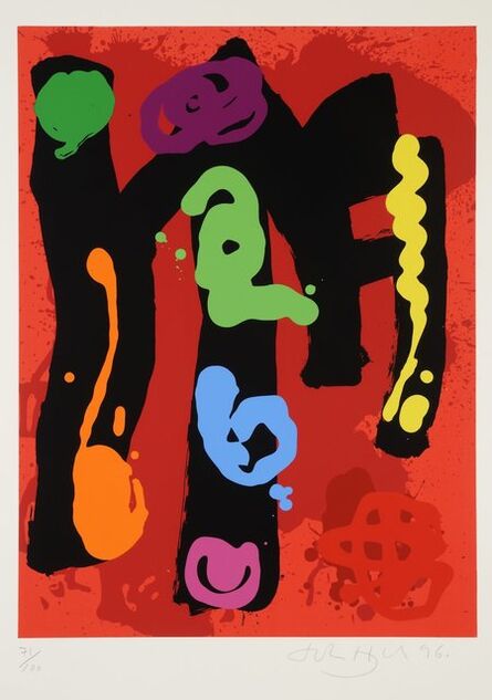 John Hoyland, ‘Tree of Life, from Jesus College portfolio’, 1995