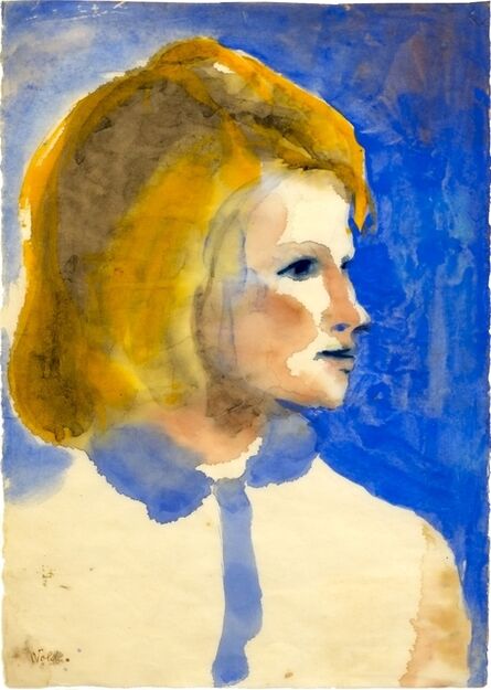 Emil Nolde, ‘Young Girl from Friesland’, 1925