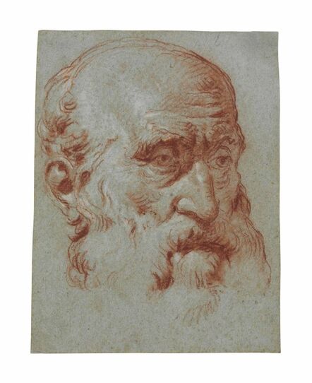 Giambattista Tiepolo, ‘Head of Giulio Contarini, in three-quarter profile, after Alessandro Vittoria’