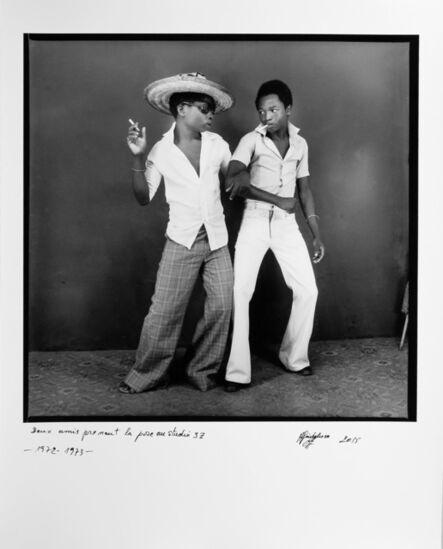 Ambroise Ngaimoko, ‘Deux amis prenant la pose au studio 3Z’, 1972-1973