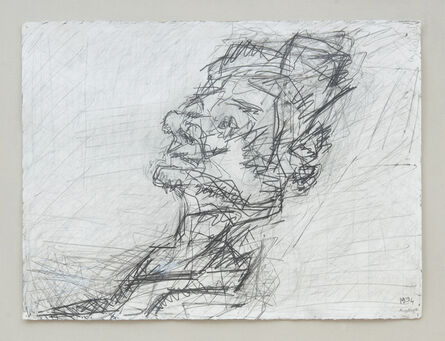Frank Auerbach, ‘Reclining Head of Julia II’, 1994