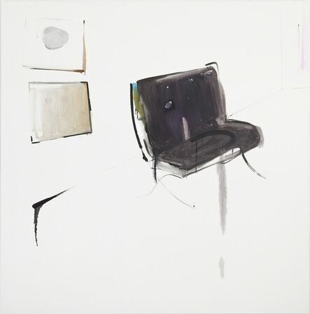 Panos Papadopoulos, ‘Smiley painting and sad chair’, 2015