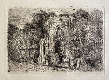 John Constable, ‘Ruins at Netley Abbey’, 1816