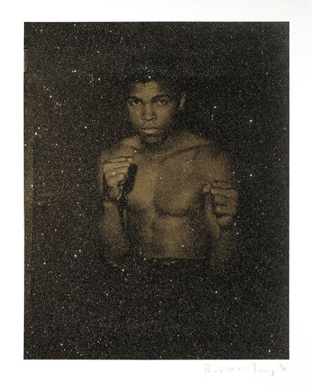 Russell Young, ‘Ali On Paper - Smoketown Gold’, 2021
