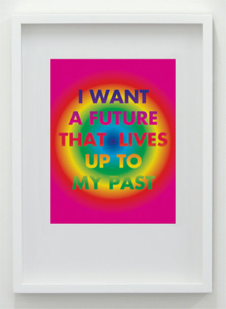 David McDiarmid, ‘I Want A Future That Lives Up To My Past (Bullseye)’, 1994 / 2012