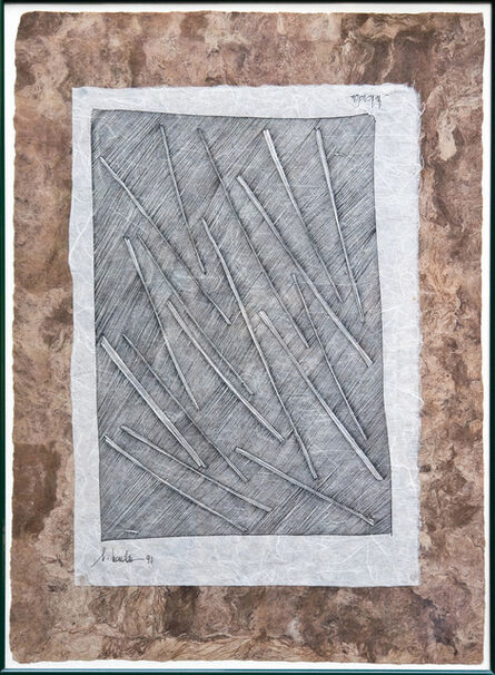 Myra Landau, ‘Sin titulo dibujo (sobre papel amate)’, 1991