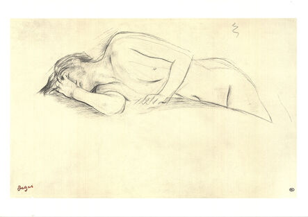 Edgar Degas, ‘Naked Woman Lying on Her Stomach’, 1997
