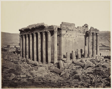 Francis Bedford, ‘The Temple of Jupiter from the north west [Baalbek, Lebanon]’, 3 May 1862