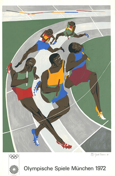 Jacob Lawrence, ‘Olympische Spiele München 1972 (The Runners)’, 1971