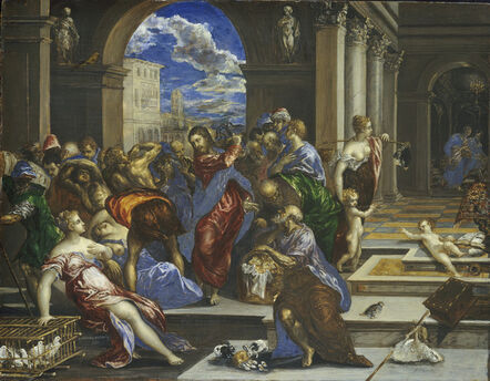 El Greco, ‘Christ Cleansing the Temple’, probably before 1570