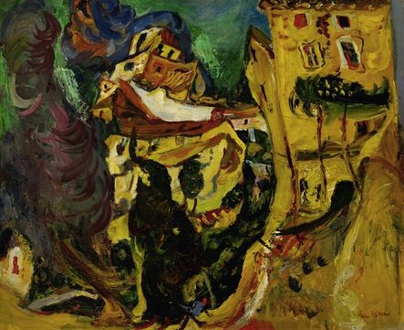 Chaïm Soutine, ‘Landscape in Cagnes (La Gaude, France)’, ca. 1923