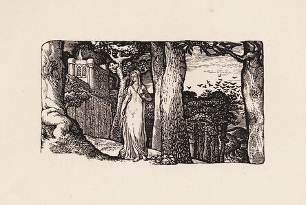 Edward Calvert, ‘The Lady and the Rooks’, 1829 (published 1893)