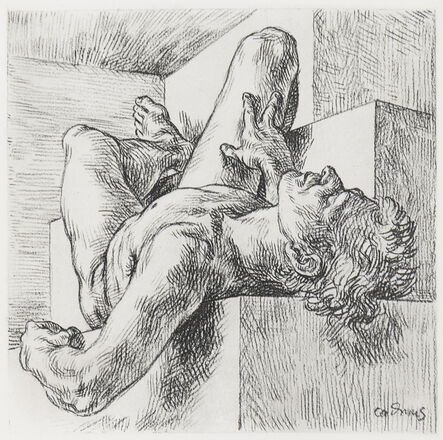 Paul Cadmus, ‘Male Nude’, ca. 1996