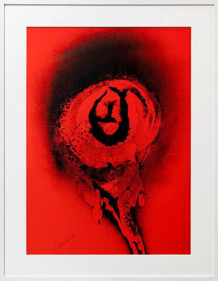 Otto Piene, ‘Red My Love’, 1972