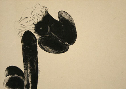 Laxma Goud, ‘Untitled (Penis and Woman)’, 1975