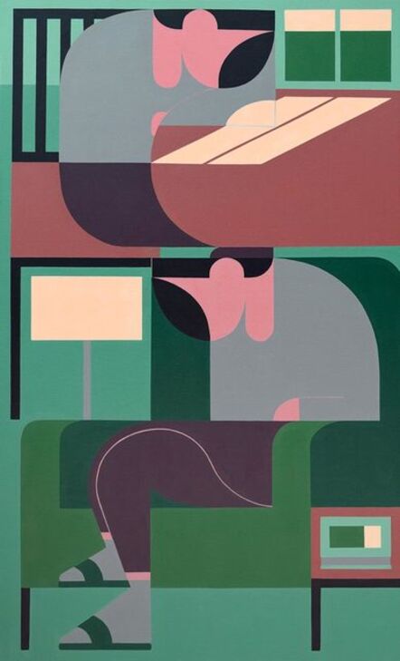 Adrian Kay Wong, ‘Reflection in Green’, 2019