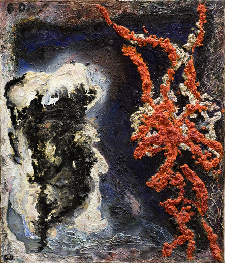Boris Otarov, ‘A Dedication to Giacometti with Self-Portrait’, 1979