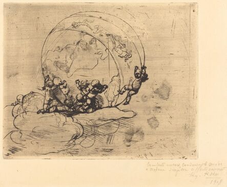 Auguste Rodin, ‘Les Amours Conduisant le Monde’, 1881
