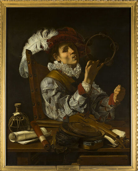 Cecco del Caravaggio, ‘A Musician’, about 1615