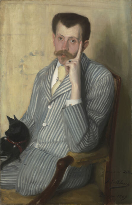 Jacques-Émile Blanche, ‘Portrait of George Porto-Riche’, 1889