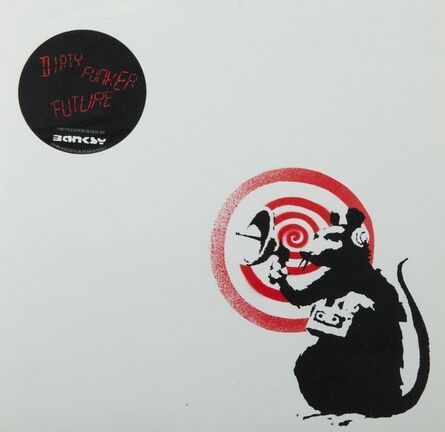Banksy, ‘Dirty Funker - Future (Radar Rat) Red edition on white’, 2000-2010