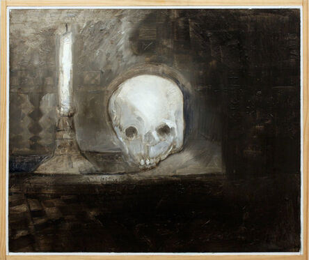 Jake Berthot, ‘Skull With Candle’, 2010