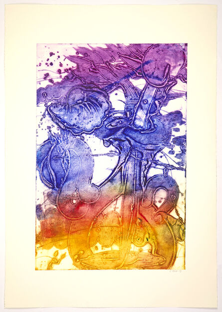 Catherine Howe, ‘Bouquet (Sunflower, Yellow, Indigo, Violet, Red)’, 2019