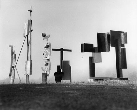 David Smith (1906-1965), ‘March Sentinel, Two Box Structure, Two Circle Sentinel, Zig II, Zig III’, 1961