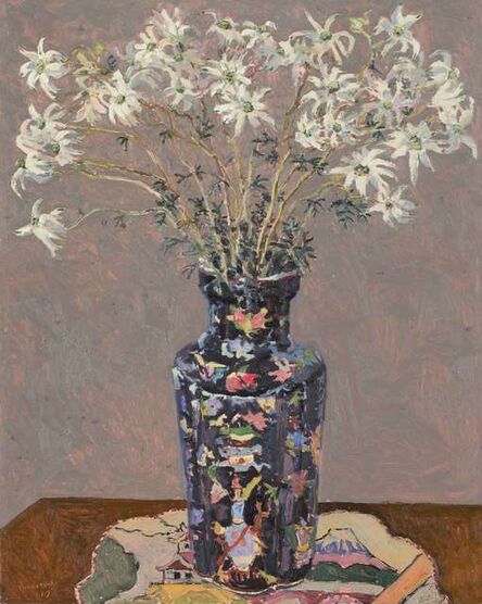 Lucy Culliton, ‘Flannel flowers, Chinese vase’, 2018