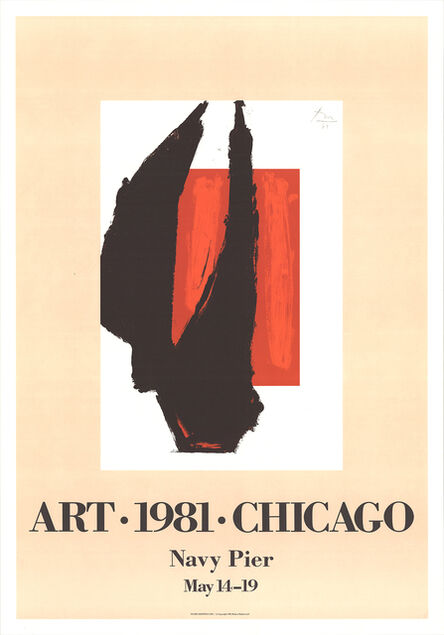 Robert Motherwell, ‘Art Chicago’, 1981