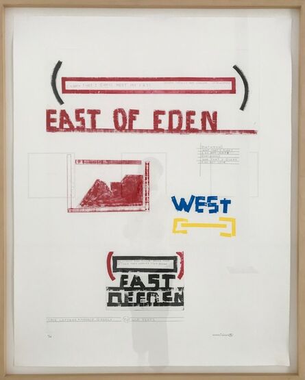 Lawrence Weiner, ‘EAST OF EDEN’, 1996