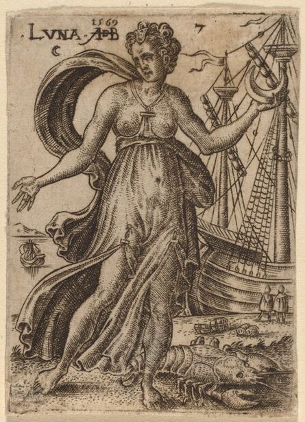 Abraham de Bruyn, ‘Moon’, 1569