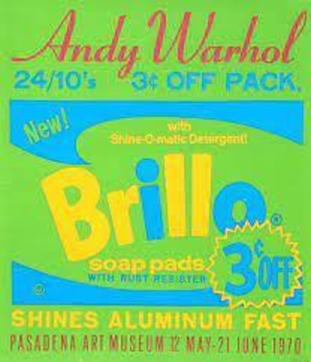 Andy Warhol, ‘Brillo soft pads. Pasadena art museum poster ’, 1970