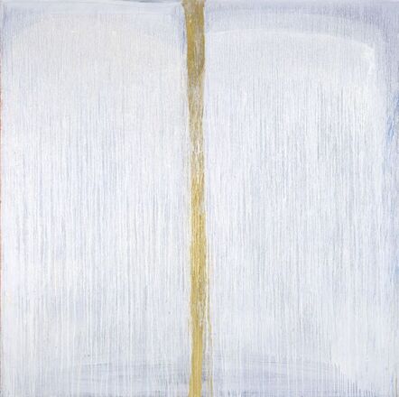 Pat Steir, ‘White Moon Beam Split’, 2006