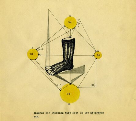 Shreyas Karle, ‘diagram for standing bare feet in the sun’, 2014