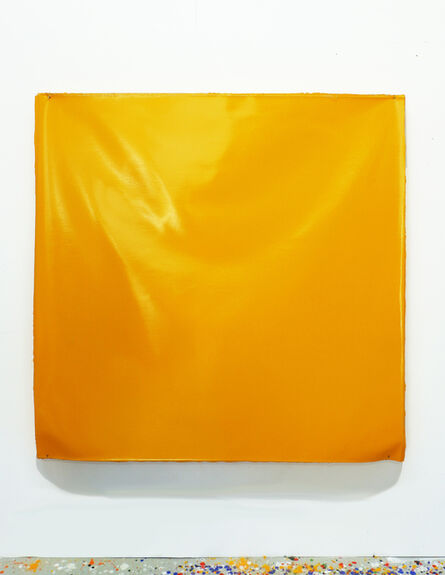 Angela de la Cruz, ‘Loop L (Yellow)’, 2021