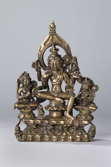 ‘Six-armed Avalokiteshvara Flanked by Goddesses’, 10th century