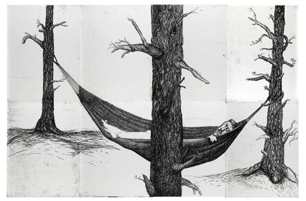 Daniel Heyman, ‘Summer: Artist Sleeps’, 2010