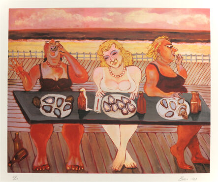 Stephen Basso, ‘Oyster Ladies’, 1983