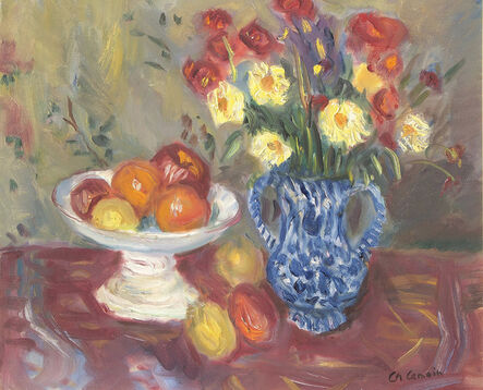 Charles Camoin, ‘Nature morte, vase, fruits et fleurs’, nd