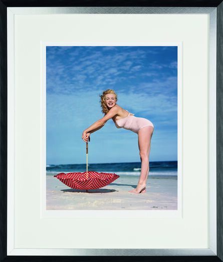 André de Dienes, ‘Polka Dot Umbrella, Torbay Beach, 1949’, 2014
