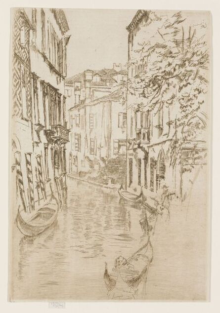 James Abbott McNeill Whistler, ‘Quiet Canal’, 1879-80