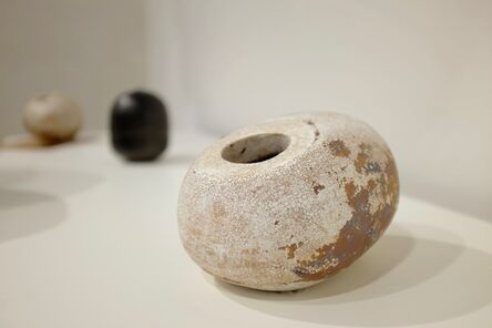 Maria Moyer, ‘Heavy Sliced Stoneware Vessel’