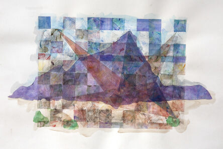 Kishi Ui, ‘Mountain and Triangles (study)’, 2015