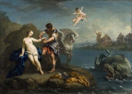 Jacopo Amigoni, ‘Perseus Freeing Andromeda’, late 1730s
