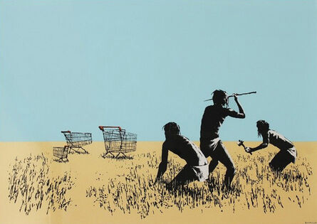 Banksy, ‘Trolley Hunters’, 2007